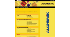 Desktop Screenshot of alchemik.tworzywa.com.pl